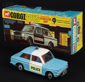 Corgi toys 506 police sunbeam imp gg856 front
