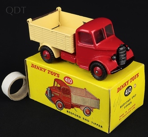 Dinky toys 410 bedford end tipper gg860 front