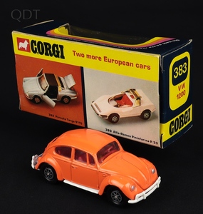 Corgi toys 383 volkswagen 1200 gg878 front