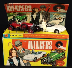 Corgi toys gift set 40 avengers gg923 front