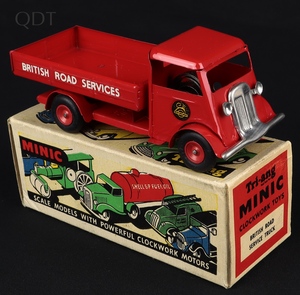 Tri ang minic british road services open lorry gg938 front