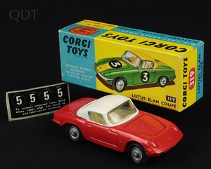 Corgi toys 319 lotus elan coupe hh5 front