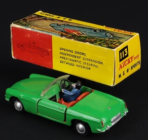 Nicky dinky toys 113 mgb hh74 back