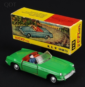 Nicky dinky toys 113 mgb hh74 front