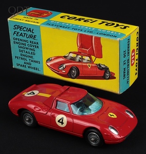 Corgi toys 314 ferrari berlinetta 250 le mans hh77 front