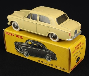 French dinky toys 24b peugeot 403 berline hh102 back