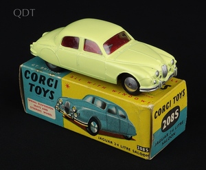 Corgi toys 208s jaguar 2.4 litre hh206 front