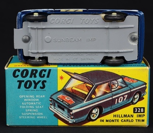 Corgi toys 328 hillman sunbeam imp monte carlo hh265 base
