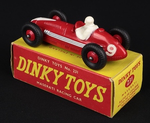 Dinky toys 231 maserati racing car hh270 back