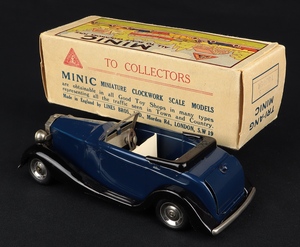 Tri ang minic rolls royce tourer hh298 back