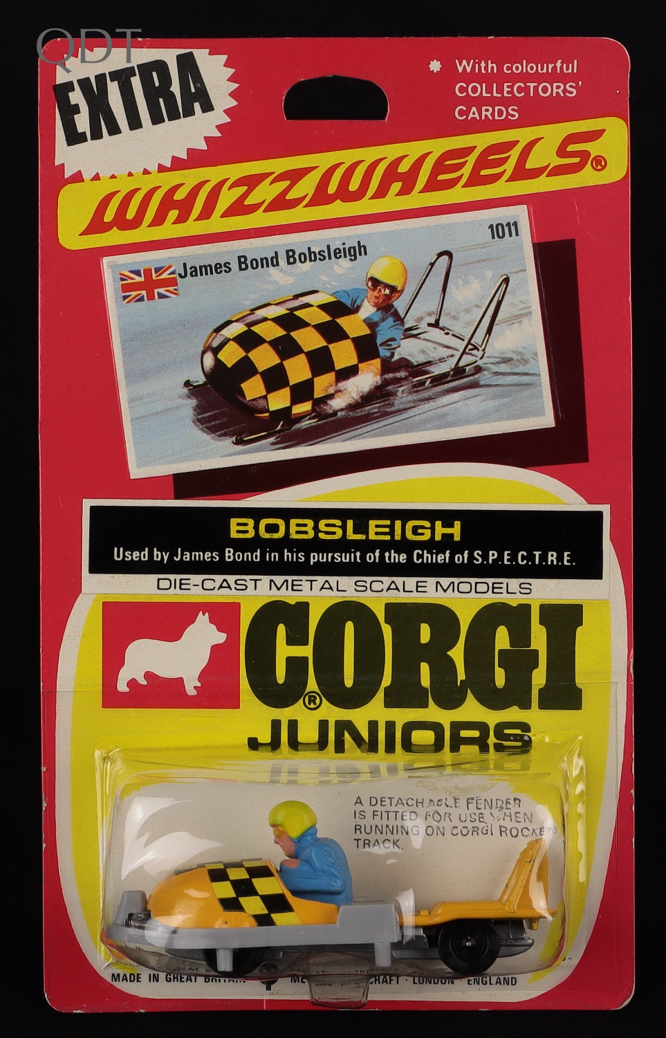 Corgi Juniors James Bond Bobsleigh Display Box & Tray Only – OHMSS, 1:64 Scale