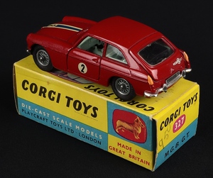 Corgi toys 327 mgb gt hh706 back