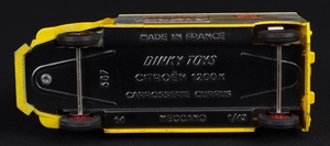 French dinky 587 citroen philips van hh751 base