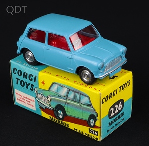 Corgi toys 226 morris mini minor hh811 front