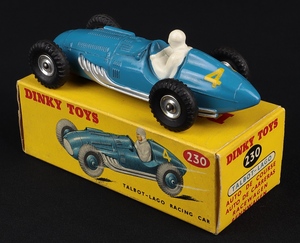 Dinky toys 230 talbot lago racing car hh864 back