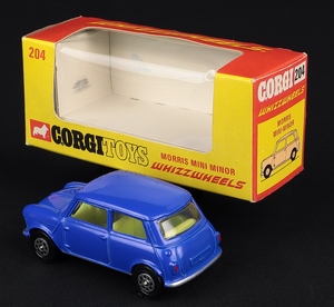 Corgi toys 204 morris mini minor hh956 back