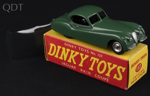 Dinky toys 157 jaguar xk120 coupe jj58 front
