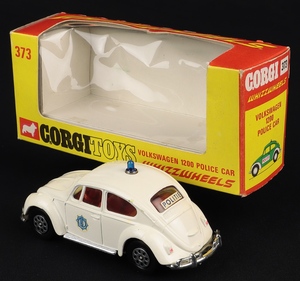 Corgi toys 373 vw police car  politie jj91 back