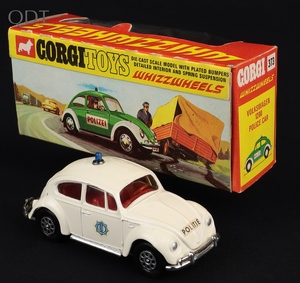 Corgi toys 373 vw police car  politie jj91 front