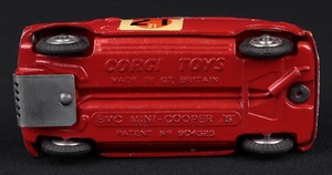 Corgi toys 333 1966 sun rally rac mini jj164 base