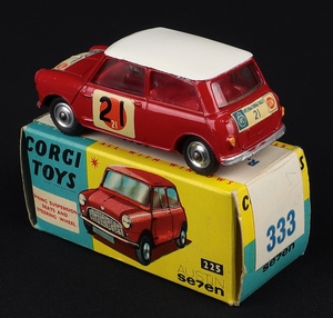 Corgi toys 333 1966 sun rally rac mini jj164 back