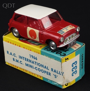 Corgi toys 333 1966 sun rally rac mini jj164 front