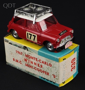 Corgi toys 339 monte carlo mini cooper s roof rack jj166 front