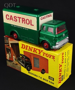 Dinky toys 450 castrol bedford tk box van jj169 front