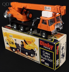 Dinky toys 980 coles hydra truck 150t jj178 front