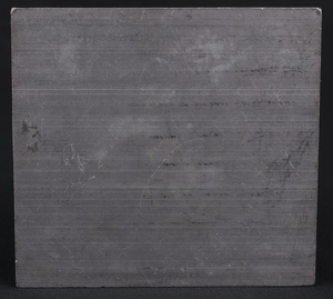 Dinky toys printing plate jj184 back