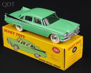 Dinky toys 191 dodge royal sedan jj186 front