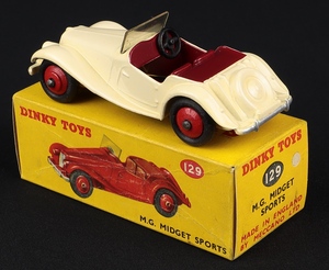 Dinky toys 129 m g midget jj194 back 1