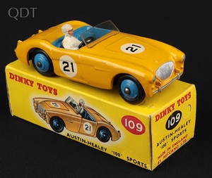 Dinky toys 109 austin healey 100 sports jj195 front