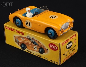 Dinky toys 109 austin healey 100 sports jj196 front