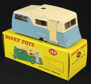Dinky toys 188 four berth caravan jj197 back