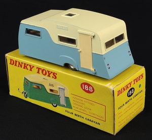 Dinky toys 188 four berth caravan jj198 back