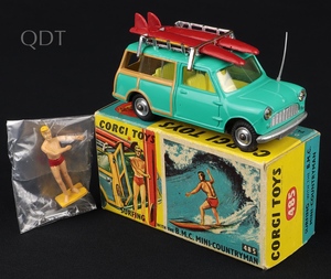 Corgi toys 485 surfing mini countryman jj202 front
