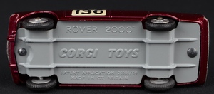 Corgi toys 332 monte carlo rover jj204 base