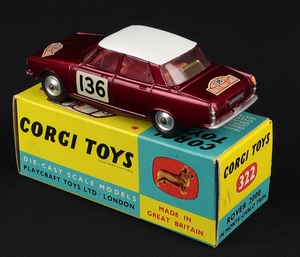 Corgi toys 332 monte carlo rover jj204 back