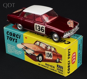 Corgi toys 332 monte carlo rover jj204 front