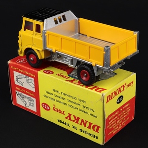 Dinky toys 435 bedford tk tipper jj208 back