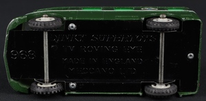 Dinky supertoys 968 bbc tv roving eye vehicle jj209 base