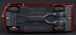 Dinky toys 108 sam's car jj219 base