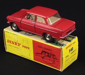 French dinky toys 540 opel kadett jj213 back