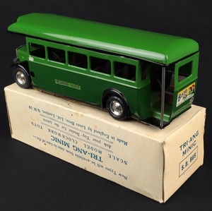 Tri ang minic 52m single deck bus green line jj221 back