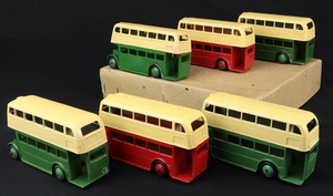 Trade box dinky toys 29c double deck bus jj227 back