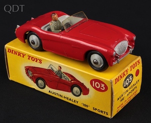 Dinky toys 103 austin healey 100 sports jj229 front