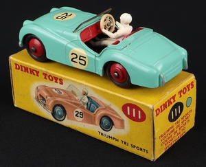 Dinky toys 111 triumph tr2 sports jj231 back