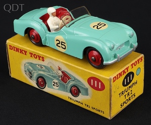 Dinky toys 111 triumph tr2 sports jj231 front