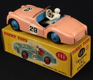 Dinky toys 111 triumph tr2 sports jj232 back